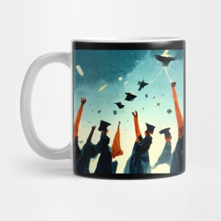 Congratulations Graduate - throw that cap into the air Mug